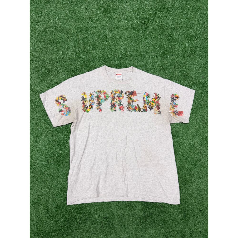 Supreme Toy Pile T-Shirt Ash Grey Size M